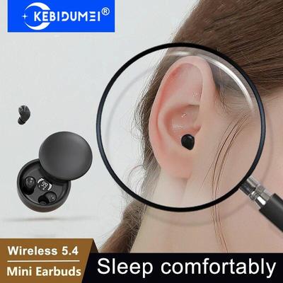 Mini Unsichtbare Schlaf-Ohrhörer Drahtlose Bluetooth 5.4-Ohrhörer Rauschunterdrückung Wasserdichte Heasets HIFI-Stereo-Kopfhörer