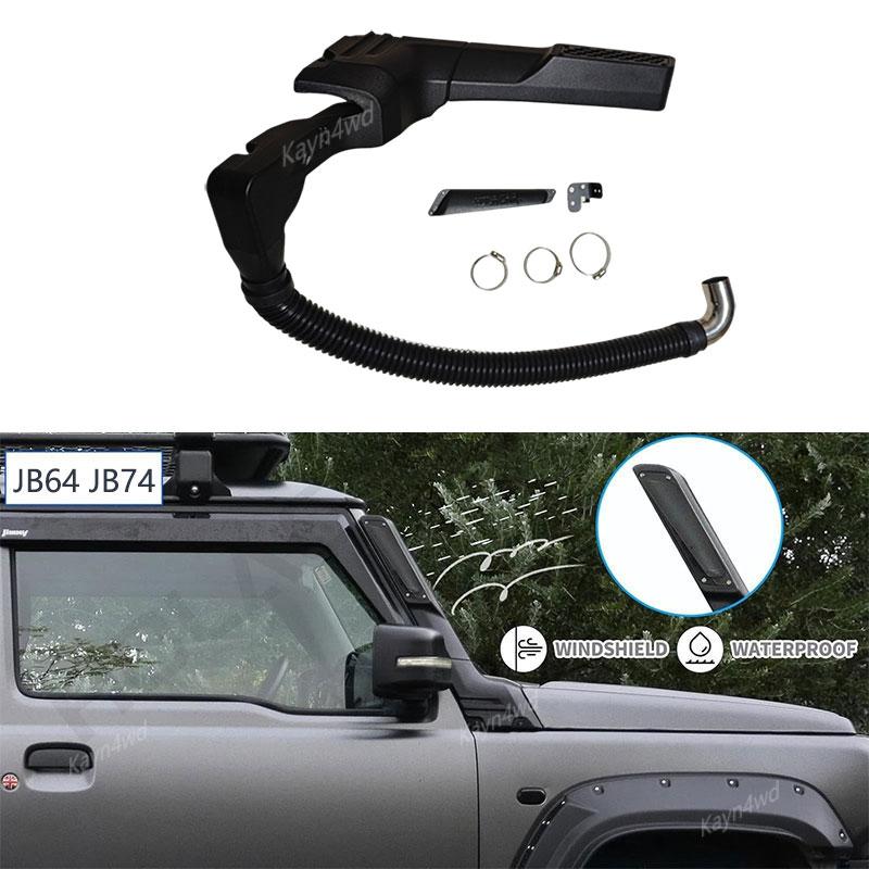 Off Road 4x4 Accessories Air Ram Intake Snorkel Kit For 2019-2024 Suzuki Jimny JB64 JB74 Wader Breath Hose Heat-Resistant Tube