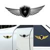 Car Styling 3D Metal Wings Trunk Side Window Body Sticker Decal For Mercedes Benz C350 C250 C300 W204 W108 W124 W126 W169
