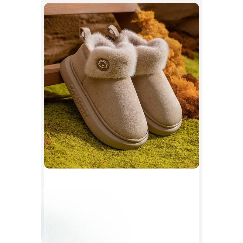 Thickened Anti-slip Indoor Cotton Slippers and Cartoon Shoes for Home Use