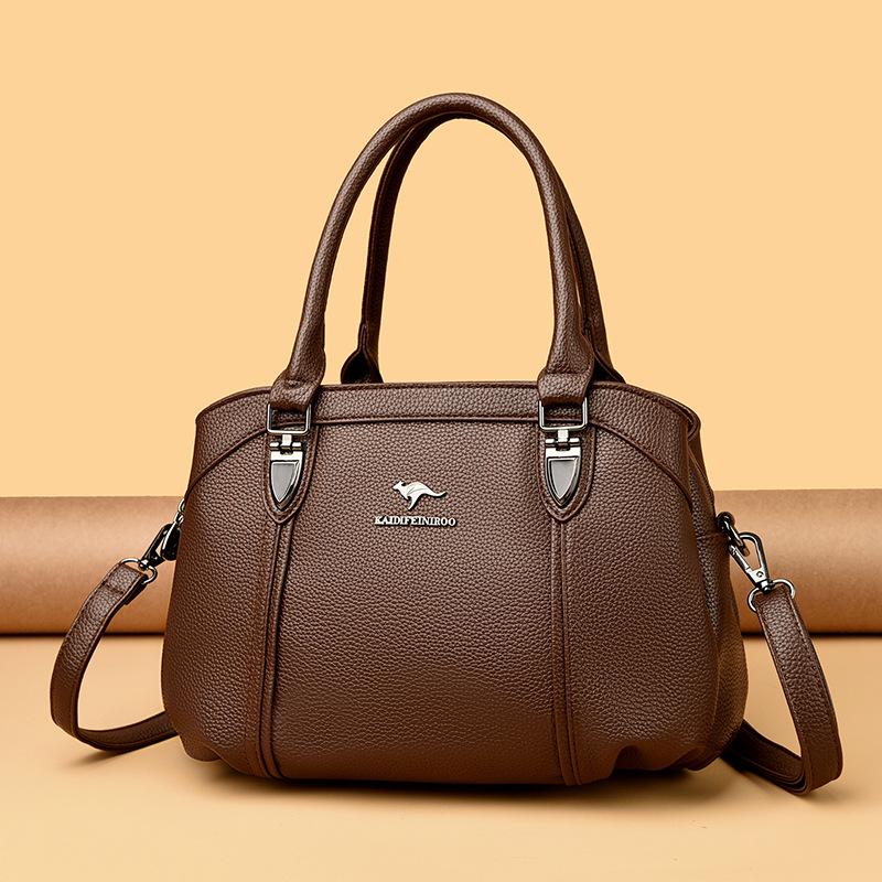 Umhängetasche, Mom Bag, Einzel-Schultertasche, Mehrere Fächer, Damen-Tasche mit großem Fassungsvermögen