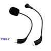 TypeC Microphone for Motorcycles Helmet Headset Earphone with Speaker Microphone 3.0x155mm