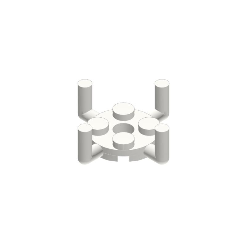 50pcs MOC parti 98284 piastra rotonda 2x2 mattoni compatibili fai da te Assmble blocchi di particelle bambino Puzzle cervello