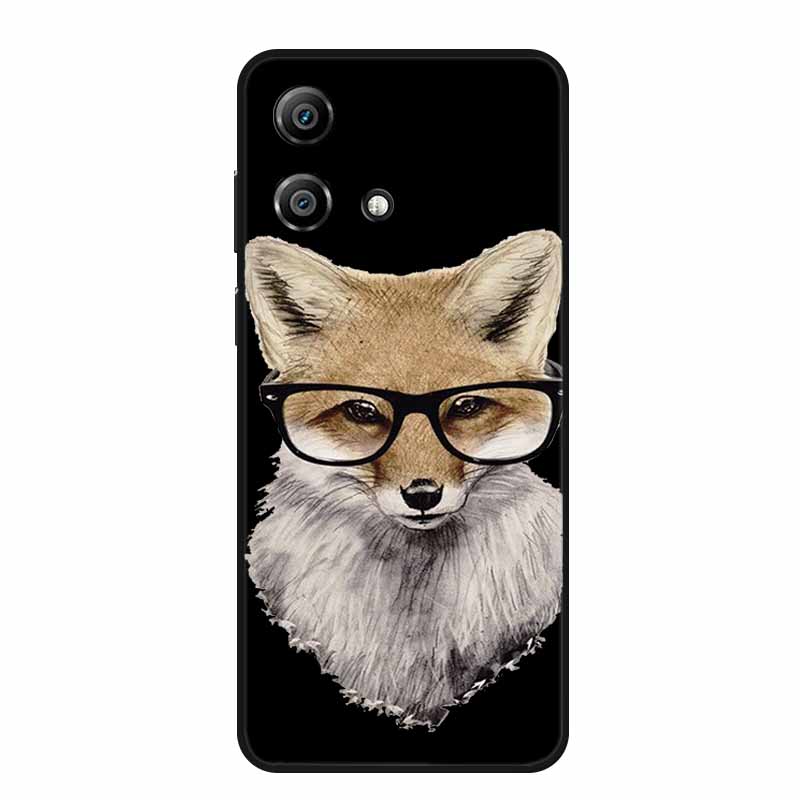 For Moto G Stylus 2023 Case Cute Cartoon Cat Black Silicone Soft Phone Case For Motorola Moto G Stylus 2023 Back Cover Case 6.5"