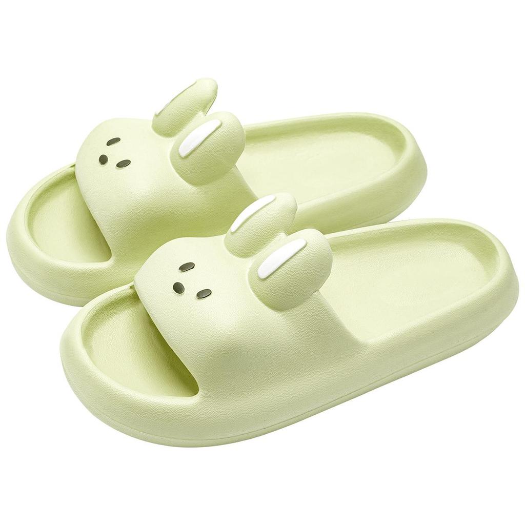 Cartoon Rabbit Women Slippers Summer Beach Thick Bottom Home Slides Comfortable Soft Bathroom Slippers