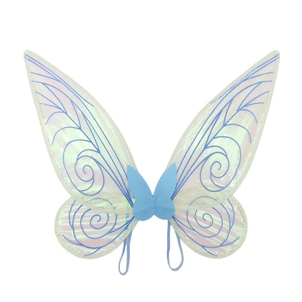 Cute Sparkling Fairy Wings for Adults Kids Halloween Costume Party Favor Angel Wings for Girls Dress up Costume Wings