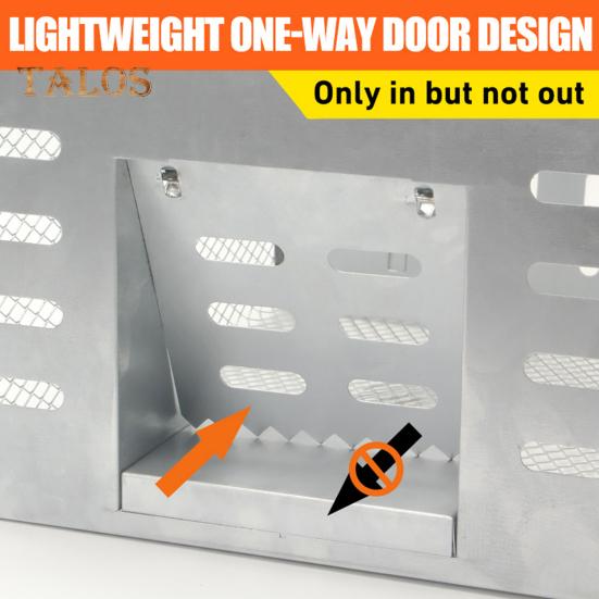 Automatic Continuous Mouse Trap Reusable Rat Trap Household Indoor Rodent Tool Ultra-Thin Lightweight High Sensitivity Safe Sliding Door Easy To Use