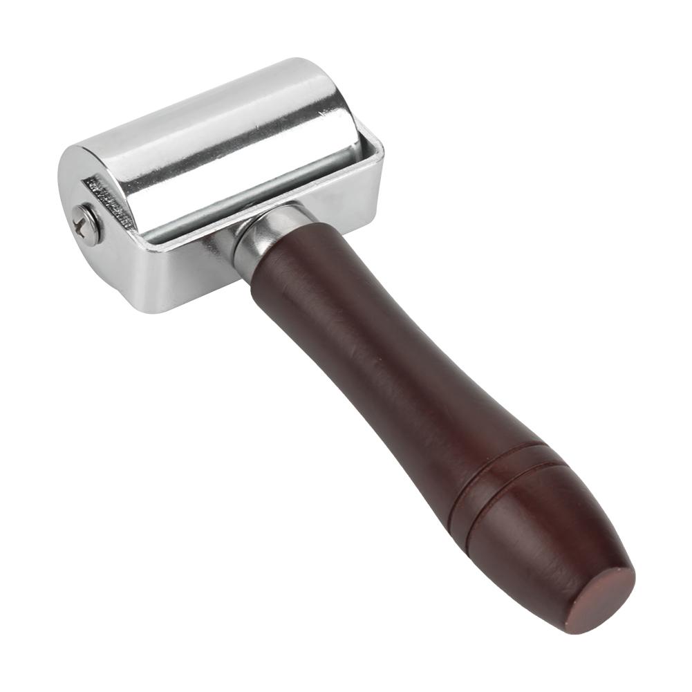 

60 мм Высокоуглеродистая сталь Цельный Кожевенный ролик Кожевенное ремесло Инструмент для раскатывания склеенных слоев