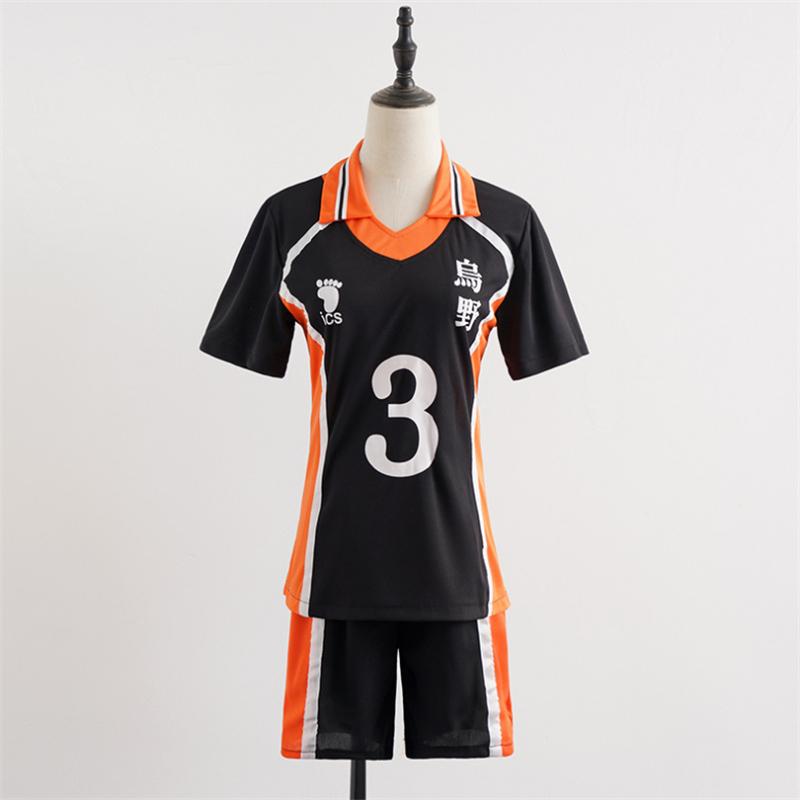 Cos Gift Haikyu Costume Anime Karasuno High School Volleyball Club Hinata Shyouyou Sportswear Jerseys Thin Uniform Suit