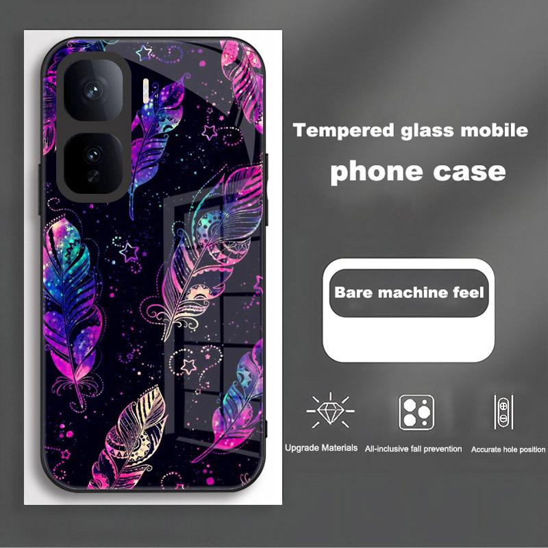 For Vivo IQOO Neo 10 5G Case Tempered Glass Phone Case For Vivo IQOO Neo 10 Pro 5G Back Cover IQOONeo 10 Protective Shell Coque