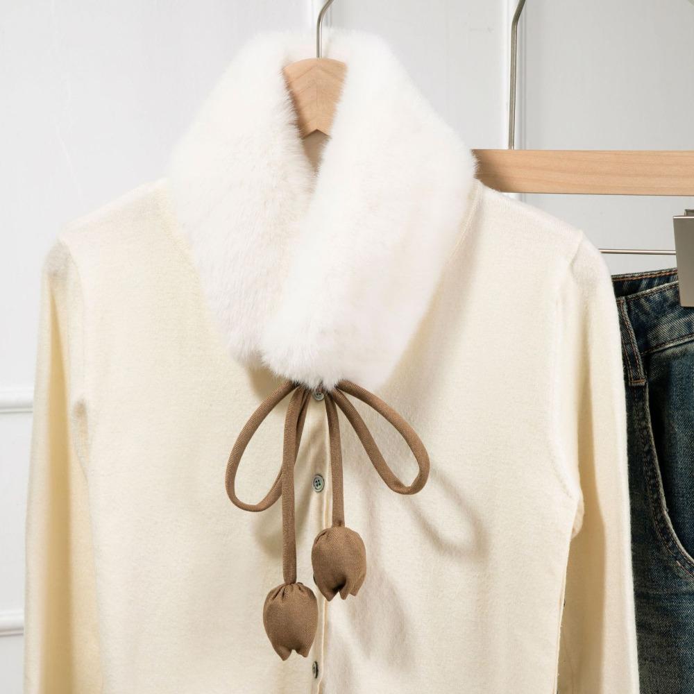 

Multi Functional Warm Plush Scarf Headband Fur Neck Warmer Fashion Rabbit Fur Earmuffs Shopping Style3