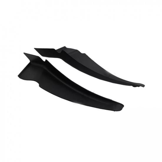 1Pair Car Front Wiper Side Cowl Extension Cover Trim For VW Passat 2012-2015