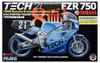 Fujimi 1/12 Bike Series No.5 Yamaha FZR750 1985 Model Shiseido TECH21 Racing Team Model Kit