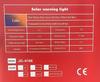 [TradeWind] Solar LED Warning Light with Magnet, Flash, Strobe Light, Patrump, No Wiring Required (Red)