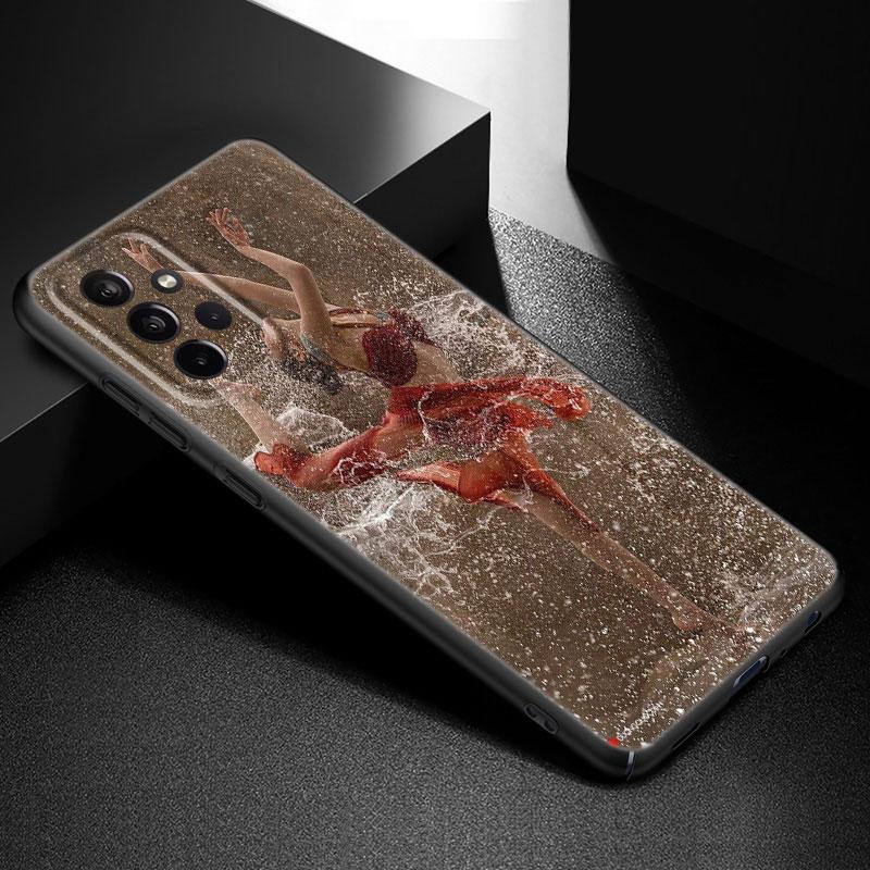 Ballet Dancer Phone Case For Samsung Galaxy A21 A30 A50 A52 S A13 A22 A32 A33 A53 A73 5G A11 A12 A31 A51 A70 A71 A72 Black Cover
