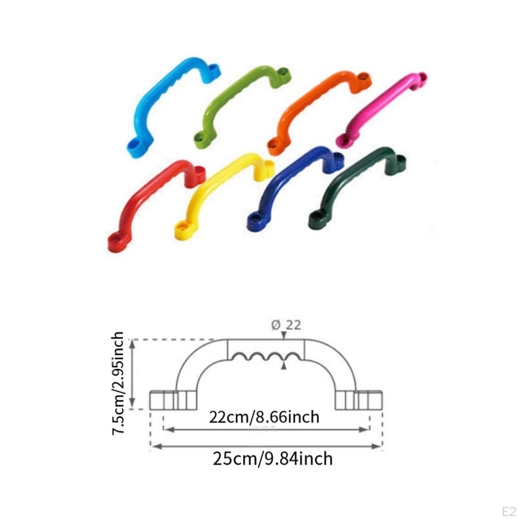 2 Piese Atașamente pentru balansoar Accesorii pentru teren de joacă Sală de joacă Mâner pentru scară Mâner pentru