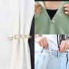 1Pc Clothing Brooches Pearl Lapel Pin Sweater Dress Brooch Pants Pins Badge Buckle