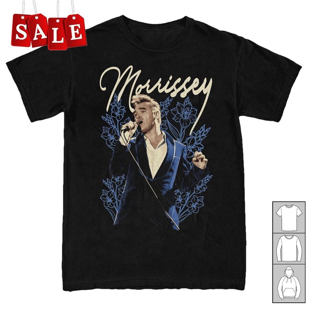 New Morrissey Floral Gift For Fans Unisex S-5XL Shirt UK251