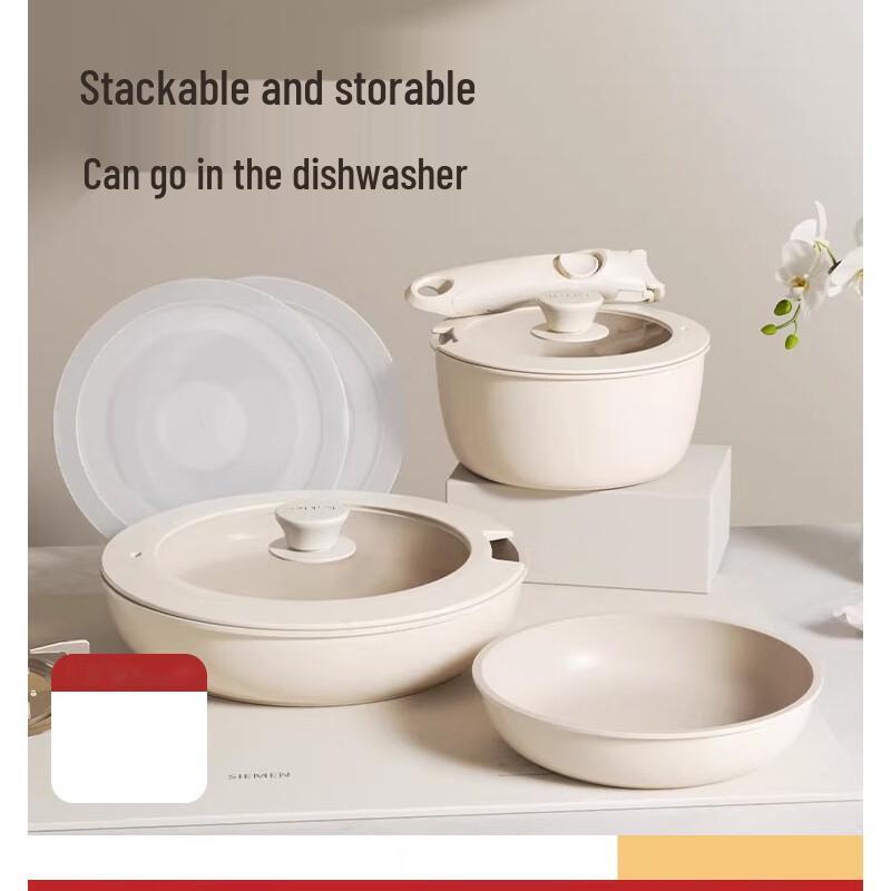 REDCHEF Detachable Ceramic Cookware Set