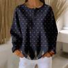 Women's Casual Shirts Long Sleeve Tops Button Up V Neck Loose Knit Fall Favorites For Women
