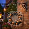 Acrylic Pumpkin Wall Hanging Halloween Pendant Decoration with Chain Waterproof Welcome Porch Sign for Front Door Window Indoor Outdoor Ornaments