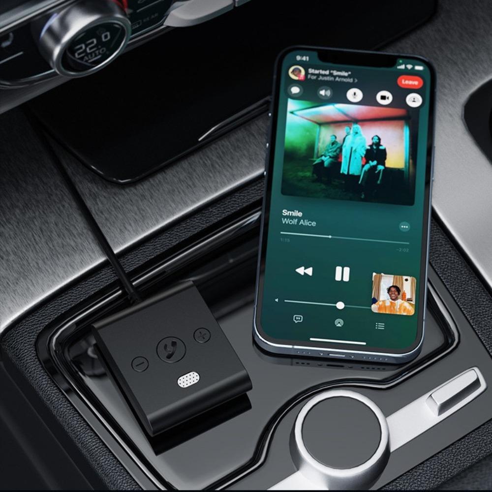 Car Bluetooth Receiver 3.5mm Bluetooth Music Receiver 5.4 High Definition Hands-free Call Car U Disk Playback