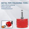 Metal Copper Pipe Cleaner Tube Cleaning Brush For Drill 1/2 3/4 1 Professional Copper Pipe Cleaner For Home Garage Workshop