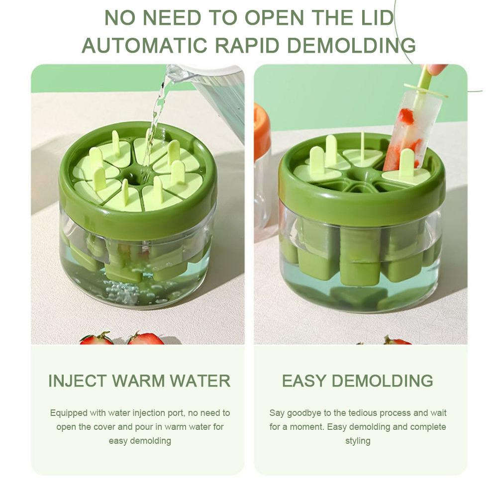 Ice Popsicle Molds With 8 Grid Multipurpose Ice-Pop Making Mould Popsicle Making Supplies