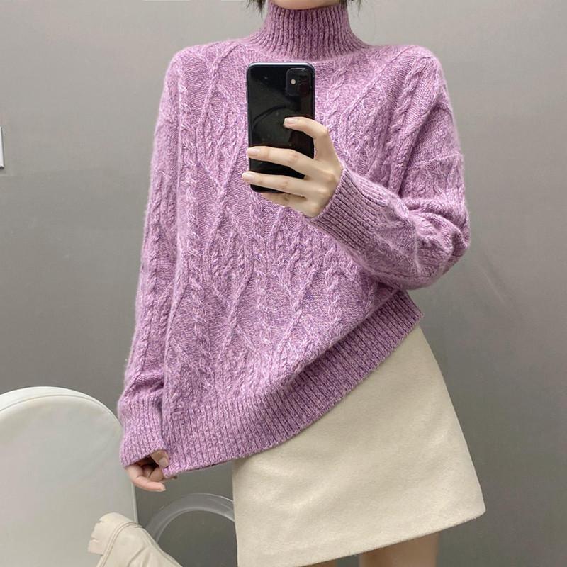 Qinghe 100% Pure Cashmere Women's Sweater - Ultra Soft Luxury Winter Pullover