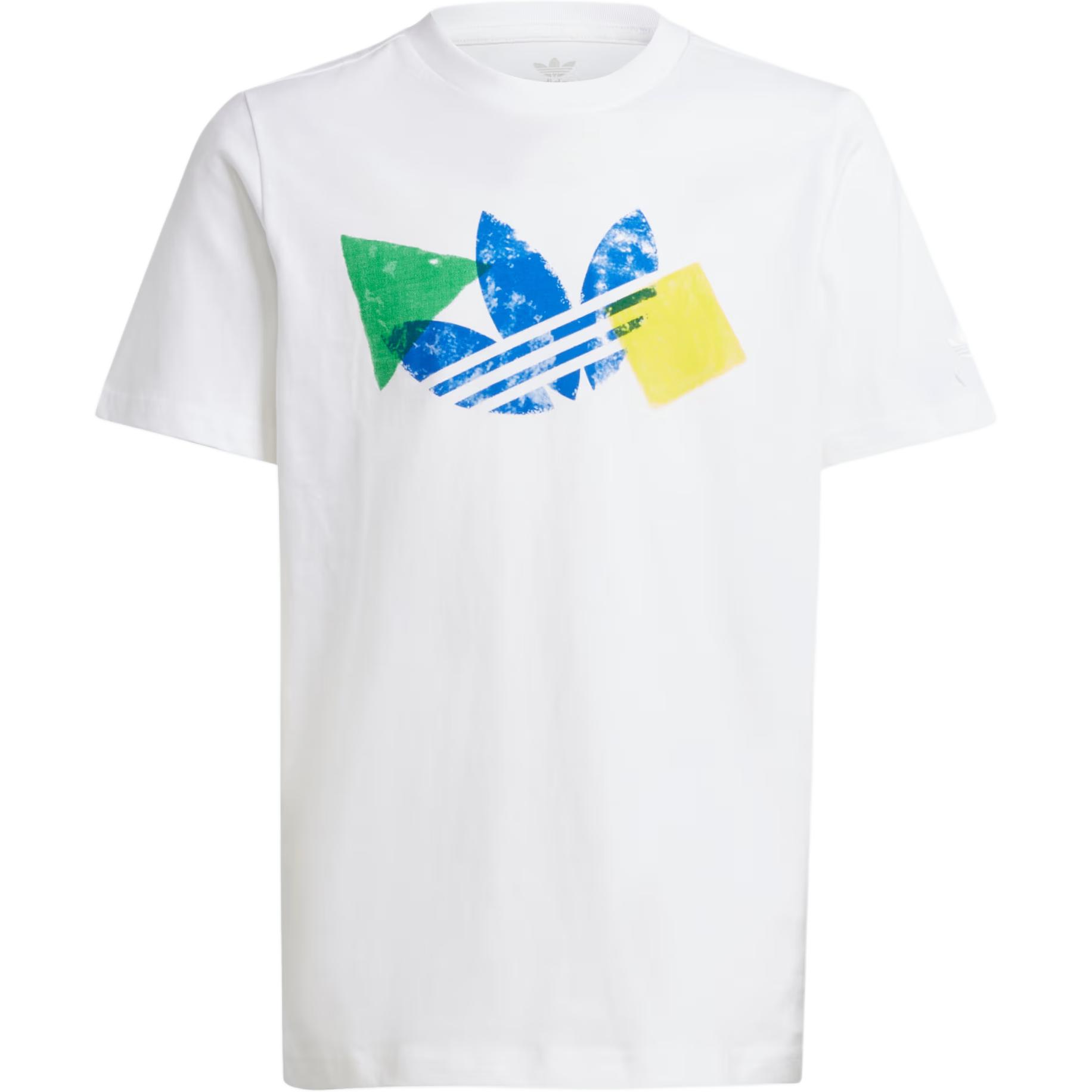 Adidas Originals T Shirt SS25 White Kids  IY5453