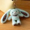 1Pcs Creative Ear Pulling Bunny Pendant 30Cm Cute Pull-Out Rabbit Plush Toy Keychain Bag Charm Decor Kids Stress Relief Gift
