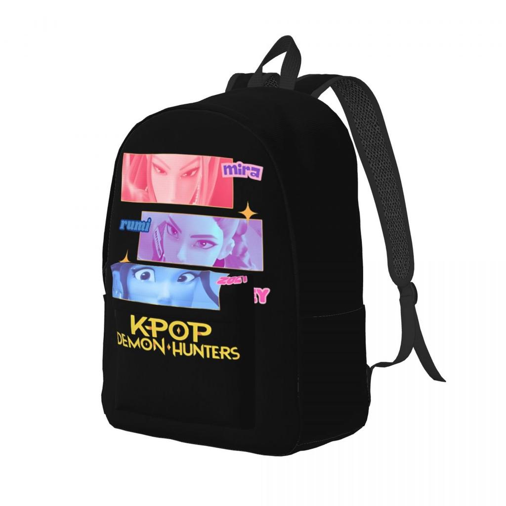 Kpop Łowcy Demonów Zoey Huntrix Plecak Dla Mężczyzn Kobiet Casualowy Studencki Turystyczny Podróżny Plecak Dzienny Torba na Ramię na Laptopa Sportowy