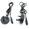 PSB Singapore MS589 Malaysia SS145 BS1363 UK Standard 3-Pin Clover & Figure-8 Tail Power Cord
