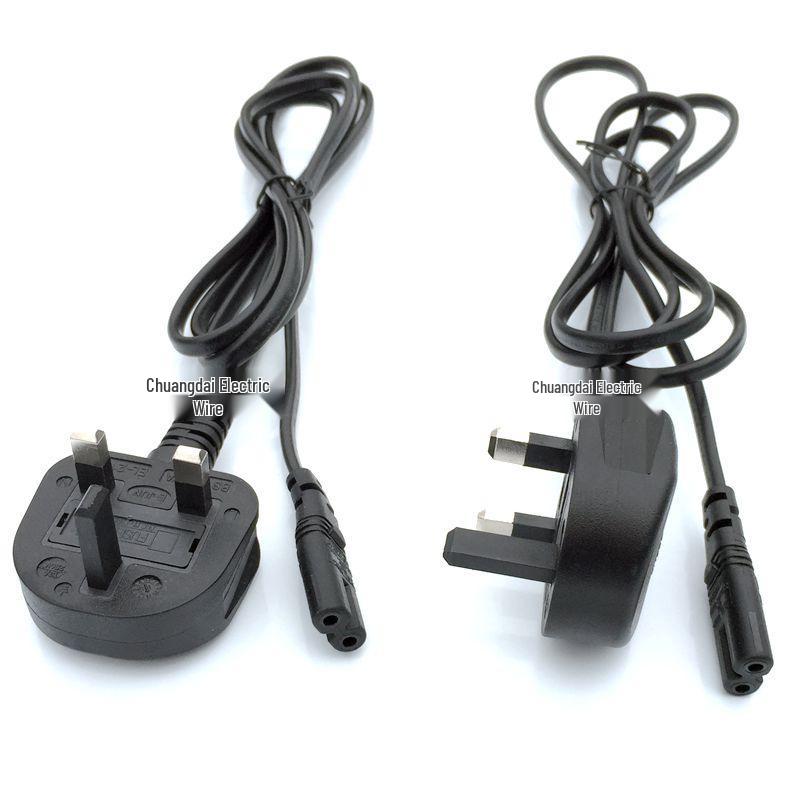 PSB Singapore MS589 Malaysia SS145 BS1363 UK Standard 3-Pin Clover & Figure-8 Tail Power Cord