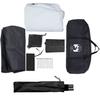 Dome Family Tent for 6 Persons White Blackout Waterproof