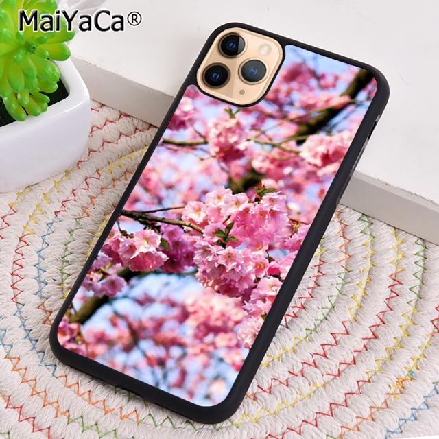 

Япония Цветок Сакура Чехол для телефона Для iPhone 17 Air 16 pro max 15 14 plus 12 13 Защитная крышка coque iPhone 17pro max