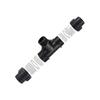 25/32mm PE Pipe Locking Connector Tee Farm Micro Irrigation Sprinkler Quick Connect Pvc Pipe Locking Connection Accessories