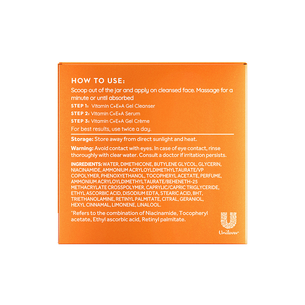 Pond's Bright Beauty Vitamin C E A Gel Cream 50g For Glowing Even-Toned Skin Fast Absorbing Hydrating Moisturizer