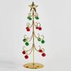 Iron Small Tabletop Christmas Tree Simulates Glowing Bell Decorations Trees