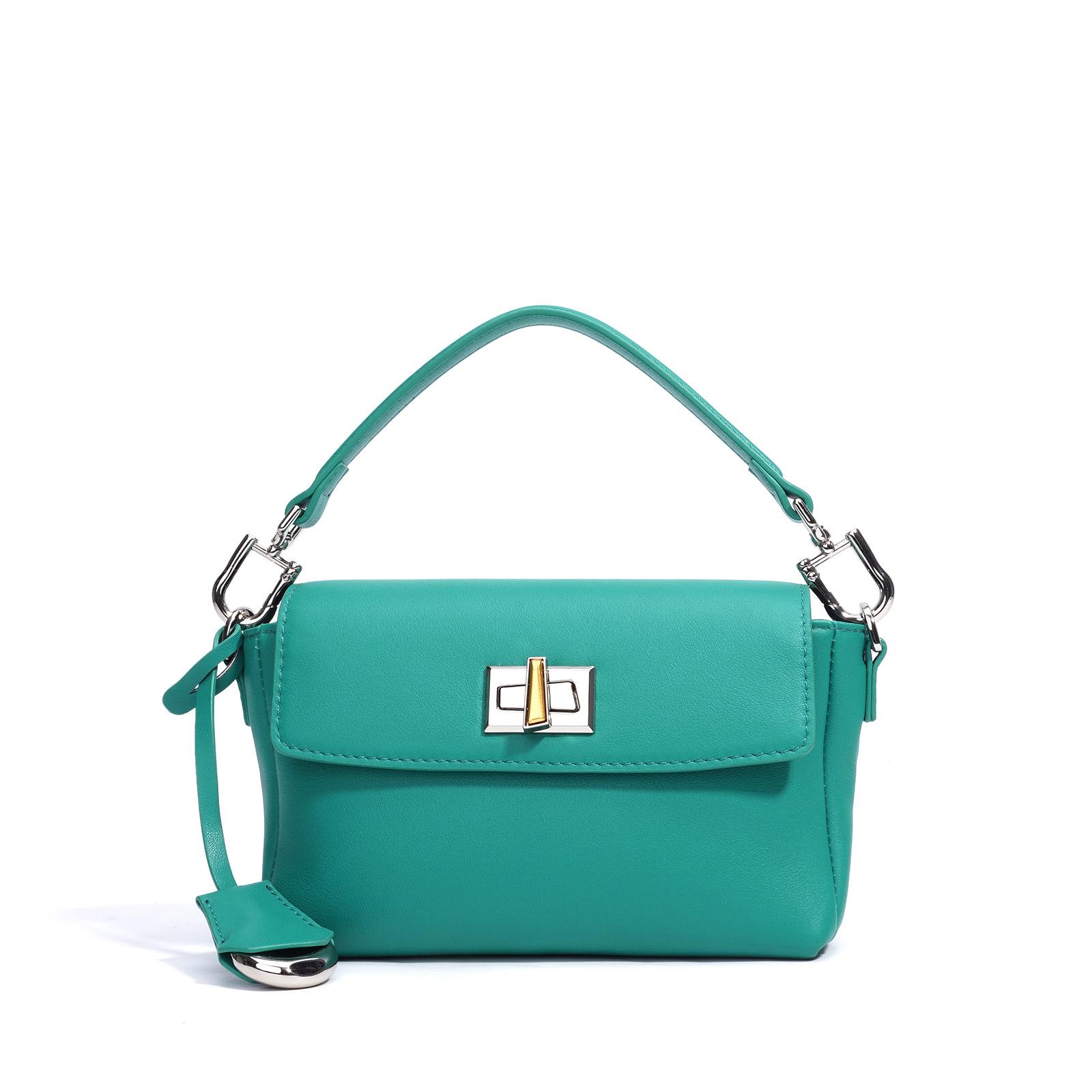 

Нишевый дизайн Маленькая квадратная сумка Модная сумочка Повседневная простая сумка-мессенджер для поездок на работу Женский замок Женская сумка