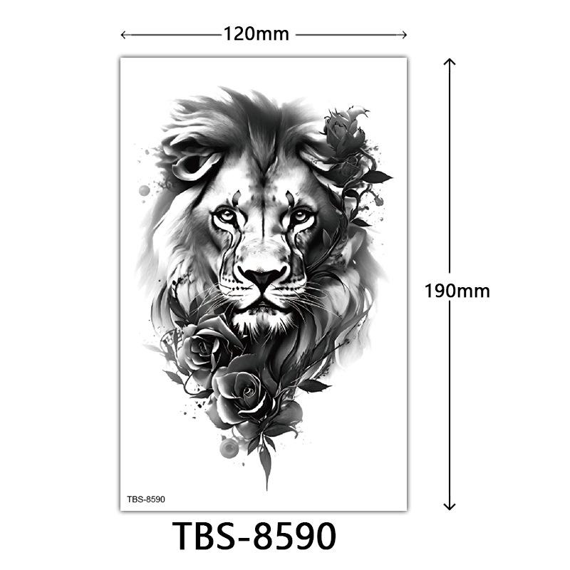 Waterproof Tattoo Sticker, Totem Character Animal Tattoo Sticker Tattoo