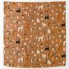 Autumn/Winter Cotton Linen Feel Scarf with Cute Dog Design - Women's Warm Shawl
