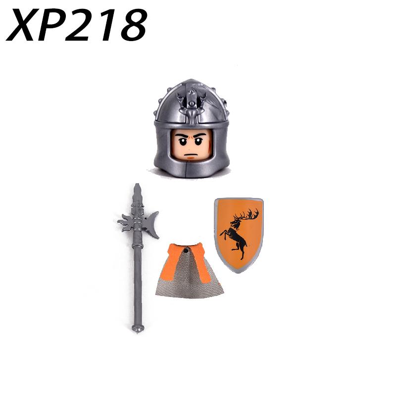 1pcs Thrones Golden Armor Warrior Guard Jaime Lannister Barristan Selmy Meryn Trant Building Blocks Mini Action Figure Toys