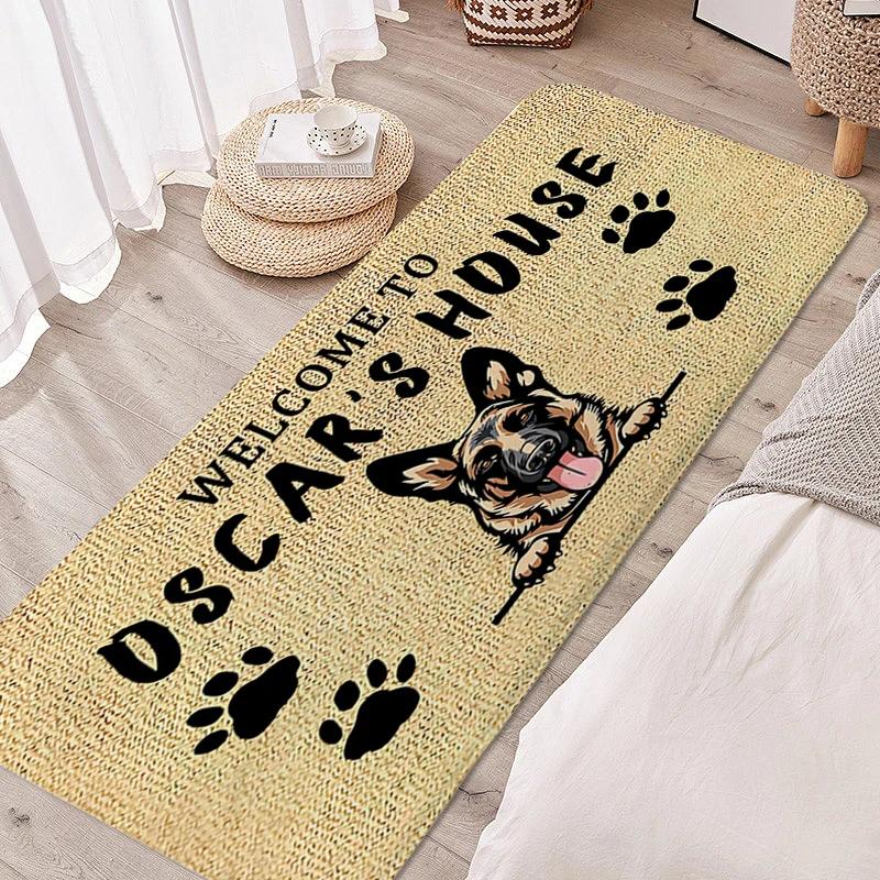 Carpet for Bedroom Lovely Pet Foot Mat Cat Dog Entrance Doormat Living Room Hallway Bathroom Rug Kitchen Accessories