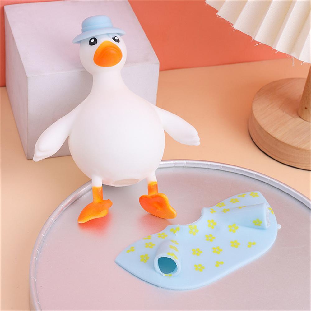 2Pcs Antistress Squeeze Toy Cute Duck Stress Relief Toy