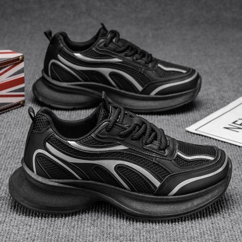 Fashion Men's Sneakers Breathable Mesh Casual Shoes Platform Dad Shoes Youth Student Sneaker Outdoor Training Shoes for Men Tenis Hombre