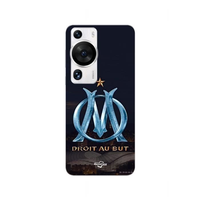 Coque - MANIACASE - Huawei P60 Pro - OM logo - Bleu et doré - Souple