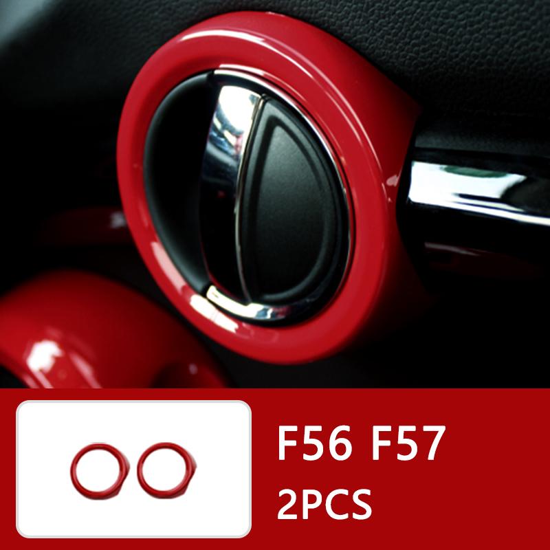 Auto Innenraum ABS Kunststoff Dekorationsabdeckung Roter Modifizierter Aufkleber für BMW MINI Cooper S F54 F55 F56 F57 F60 CLUBMAN Autozubehör