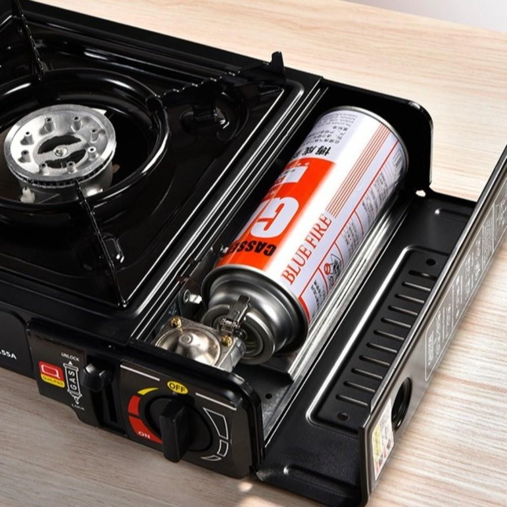 Automatic Ignition Portable Burner Safety Lock Camping Stove Cooking Stove Emergency