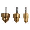 A84X-PPR Lifting,3 Blades Stepped Drill Bit,Hexagon Shank Water Pipe Connection Tool 20/25/32Mm,Plumber Repairing Power Parts